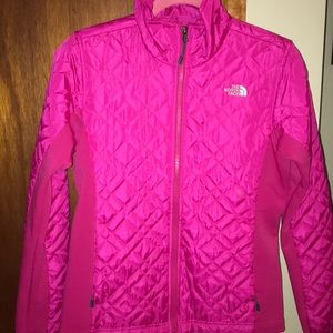 Pink north face